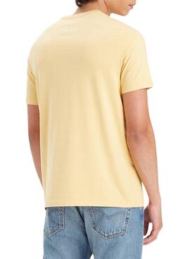 T-Shirt Levi's Original Housemark Amarelo Homem