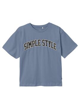 T-Shirt Name It Dakan Azul para Menino
