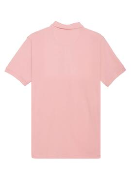 Polo Klout Basic Rosa para Homem