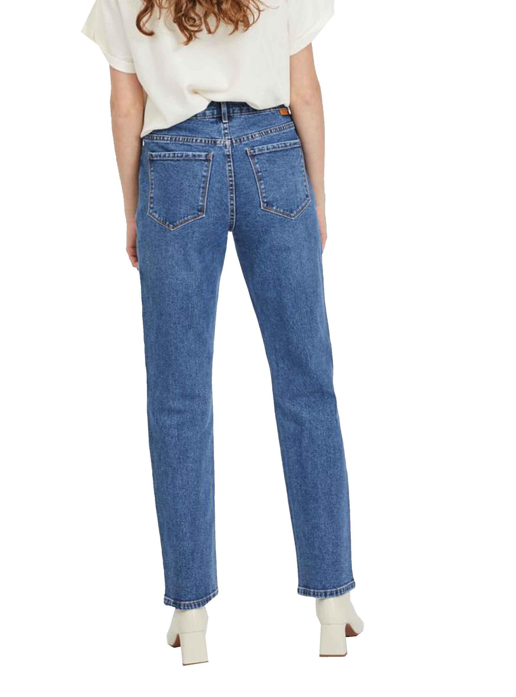 Jeans Vila Vistrray Azul para Mulher