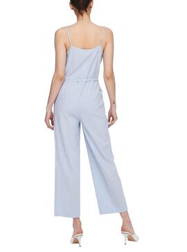 Jumpsuit Only Betti Life Strap Azul para Mulher