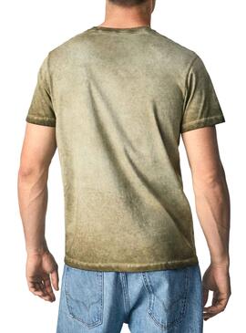 T-Shirt Pepe Jeans West Sir Verde para Homem
