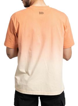 T-Shirt Klout Dip Dye Naranja para Homem e Mulher