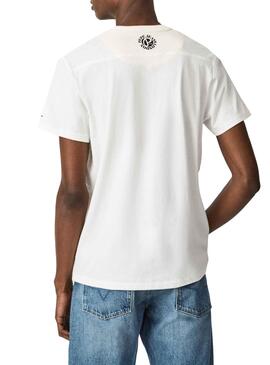T-Shirt Pepe Jeans Willy Branco para Homem