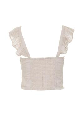 Top Only Maria Strap Beige para Mulher