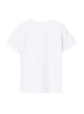 T-Shirt Name It Jamie Branco para Menino