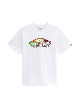 T-Shirt Vans OTW Logo Fill Branco para Menino