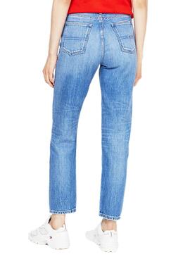 Jeans Tommy Jeans Izzie Azul Mulher