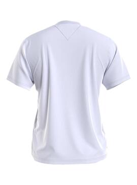 T-Shirt Tommy Jeans Relaxed Homespun Branco Mulher