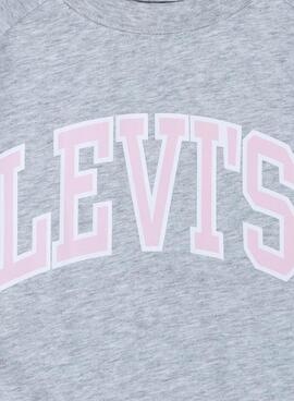 T-Shirt Levis University Cinza para Menina