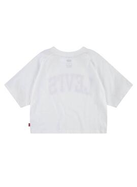 T-Shirt Levis University Branco para Menina