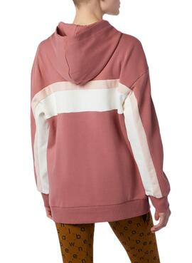 Sweat New Balance Atletismo Higher Hoodie Rosa