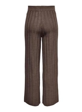 Pantalon Only New Tessa De Knitted Marrom Mulher
