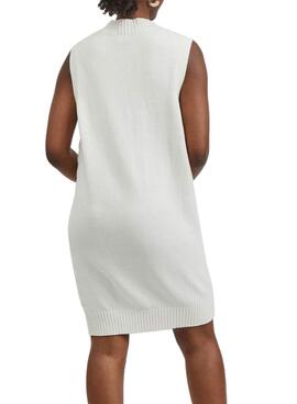 Colete Vila Well De Knitted Branco para Mulher