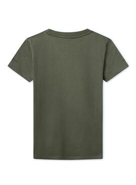 T-Shirt Pepe Jeans Art New Verde para Menino