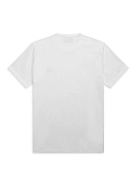 T-Shirt Fred Perry Ringer Branco para Homem