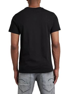 T-Shirt G-Star Raw Preto para Homem
