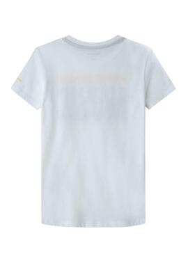 T-Shirt Pepe Jeans Axel Branco para Menino