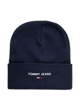 Chapéu Tommy Jeans Sport Logo Azul Marinho para Homem