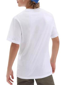 T-Shirt Vans Easy Logo Branco para Menino