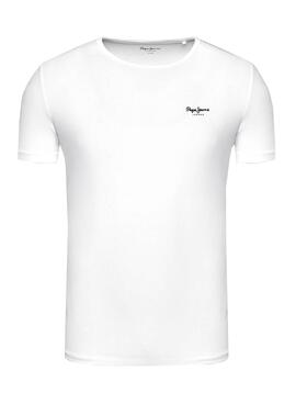T-Shirt Pepe Jeans Original Basic Branco Homem