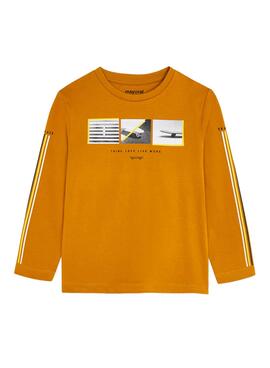 T-Shirt Mayoral Skate Orange para Menino