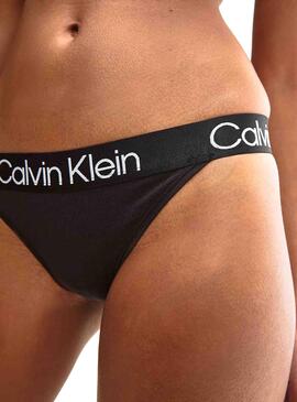 Tanga Calvin Klein Jeans Modern Structure Preto