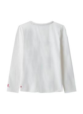 T-Shirt Pepe Jeans Tara Branco para Menina