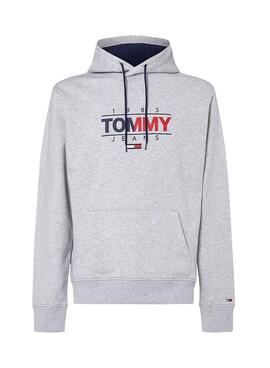 Sweat Tommy Jeans Graphic Cinza para Homem