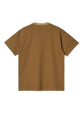 T-Shirt Carhartt Tonare Camel para Homem