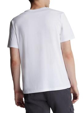 T-Shirt North Sails Basic Branco para Homem