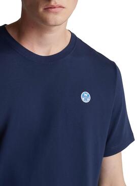 T-Shirt North Sails Basic Azul Marinho para Homem