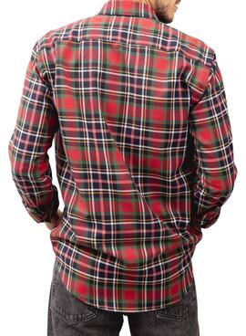 Camisa Klout Royal Stewart Vermelho para Homem