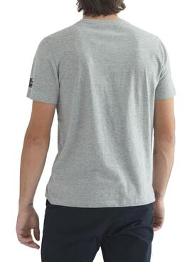 T-Shirt Ecoalf Great B Cinza para Homem