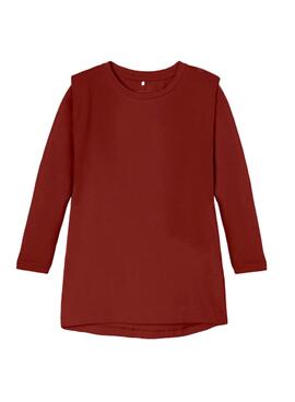 T-Shirt Name It Helene Vermelho para Menina