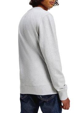 Sweat Tommy Jeans Entry Graphic Cinza Homem