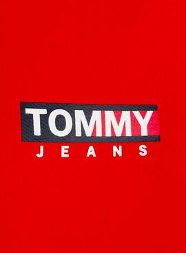 Sweat Tommy Jeans Entry Graphic Vermelho Homem