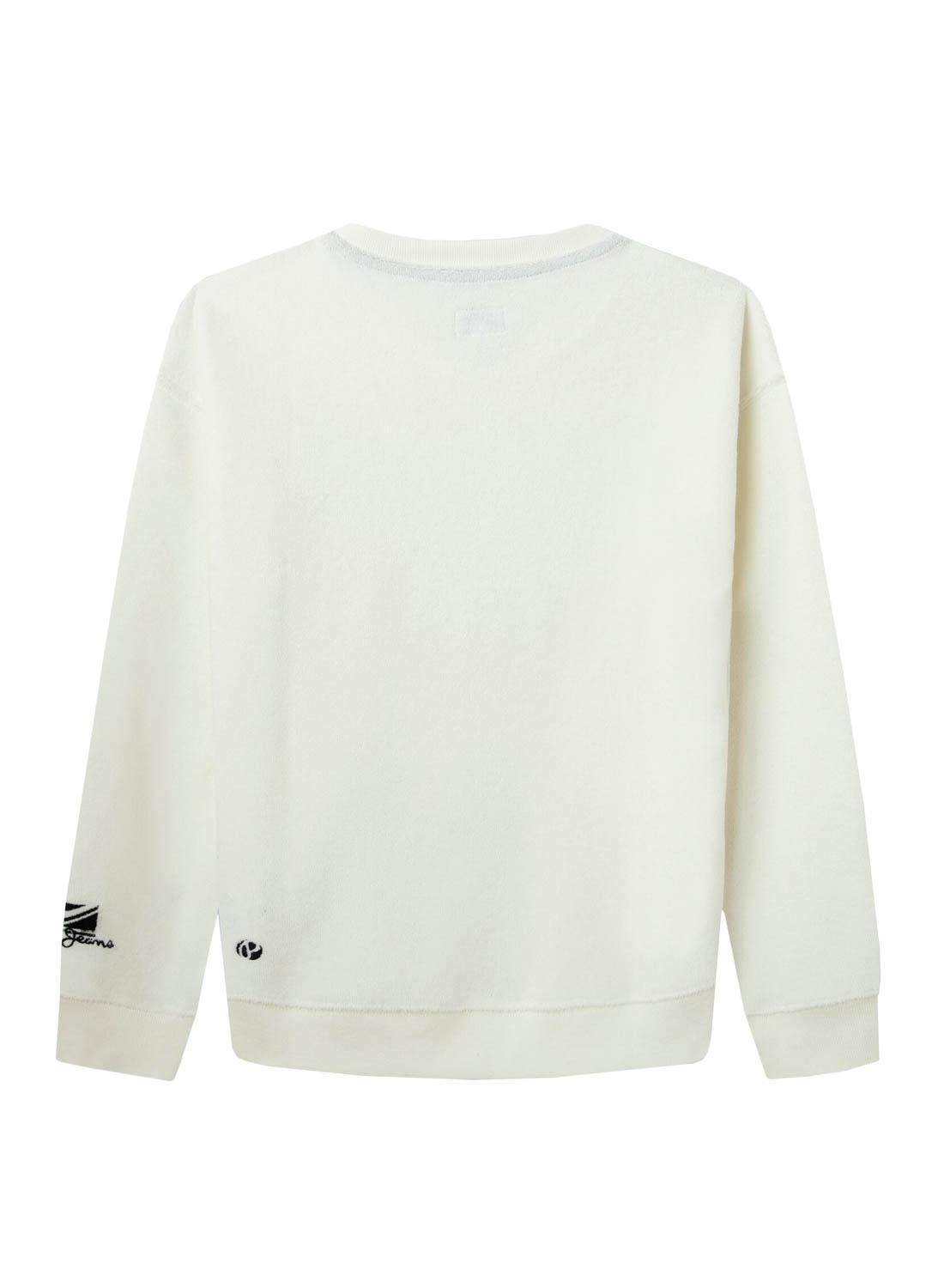 Sweat Pepe Jeans Erika Branco para Menina