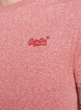 T-Shirt Superdry Vintage Logo Salmon para Homem