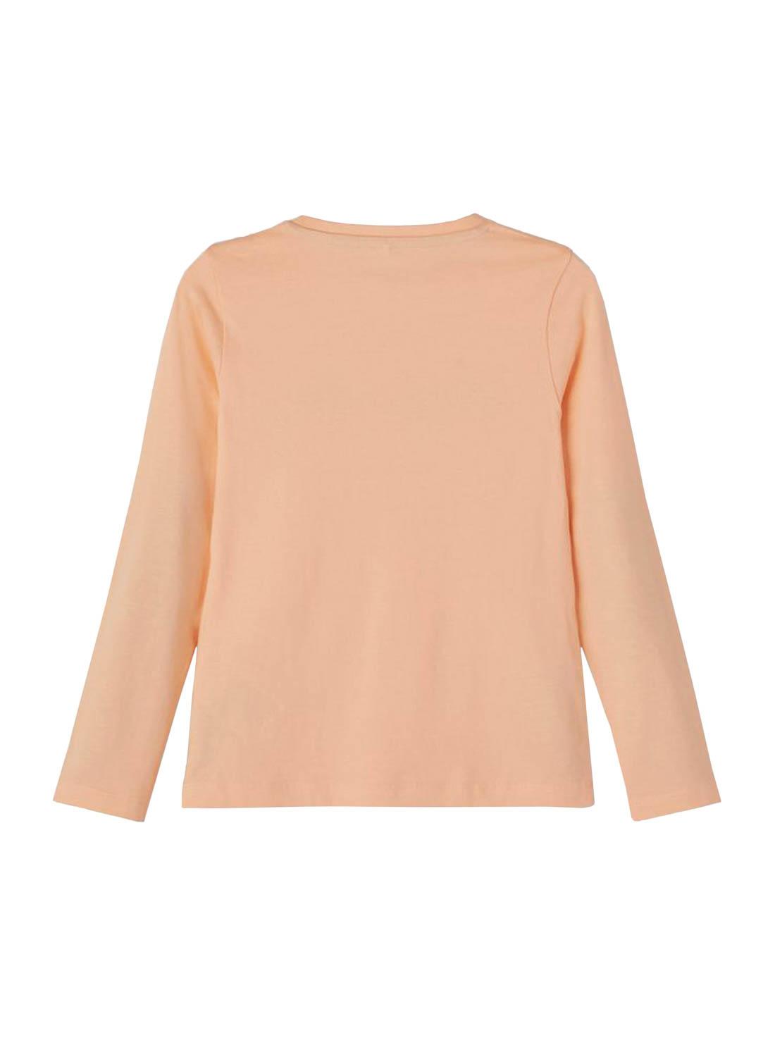 T-Shirt Name It Nejad Top Box Naranja Para Menina