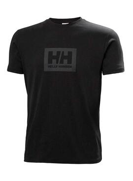 T-Shirt Helly Hansen Box T Preto para Homem