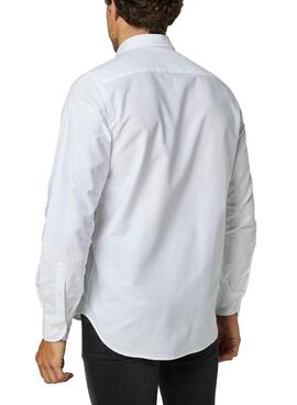 Camisa El Pulpo Oxford Lisa Branco para Homem