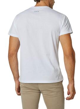 T-Shirt El Pulpo Logo Green Stain Branco Homem