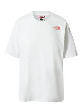 T-Shirt The North Face Redbox Branco para Mulher