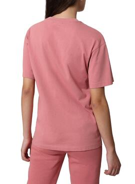 T-Shirt Napapijri S-Box W Rosa para Mulher