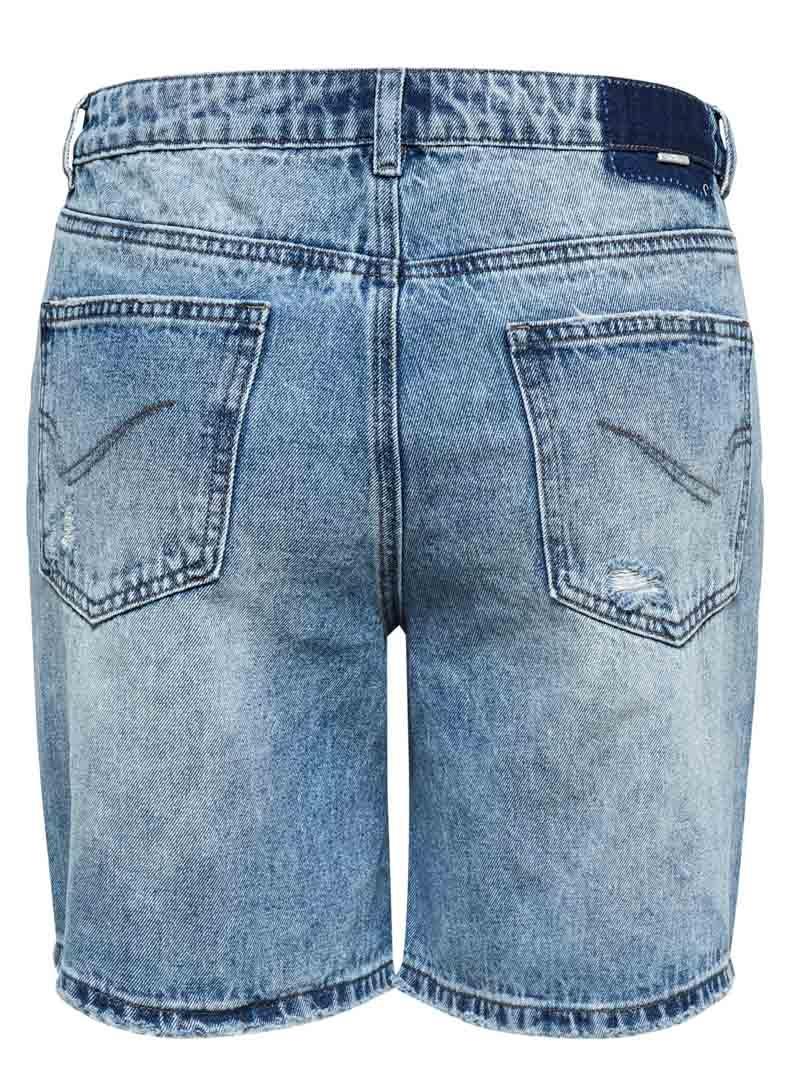 Shorts Only Dana Light Denim Mulher