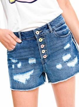 Short Only Pacy Denim Mulher