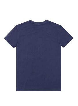 T-Shirt Antony Morato TvBoy Slim Azul para Homem