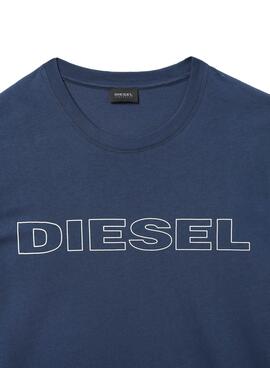 T-Shirt Diesel Jake Azul para Homem