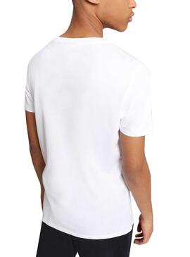 T-Shirt Napapijri Salis Básico Branco para Menino